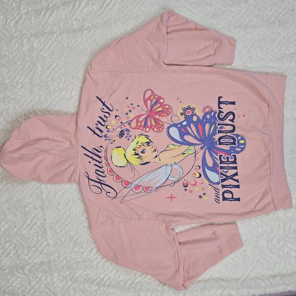 Tinker Bell "Faith Trust & Pixie Dust" Hoodie Sweatshirt - Picture 7 of 7